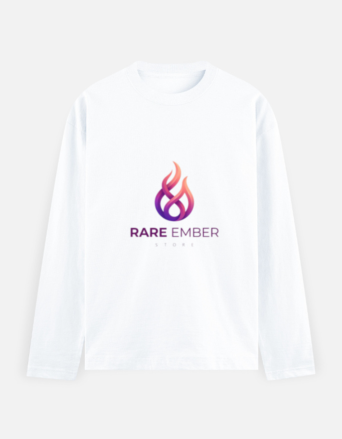 Men's Full Sleeve T-Shirt — Rare Ember Signature Graphic