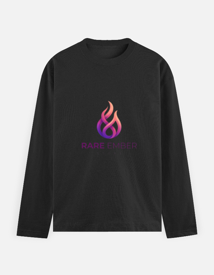 Men's Full Sleeve T-Shirt — Rare Ember Signature Graphic thumbnail 2