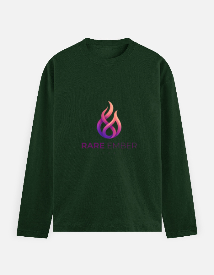 Men's Full Sleeve T-Shirt — Rare Ember Signature Graphic thumbnail 5