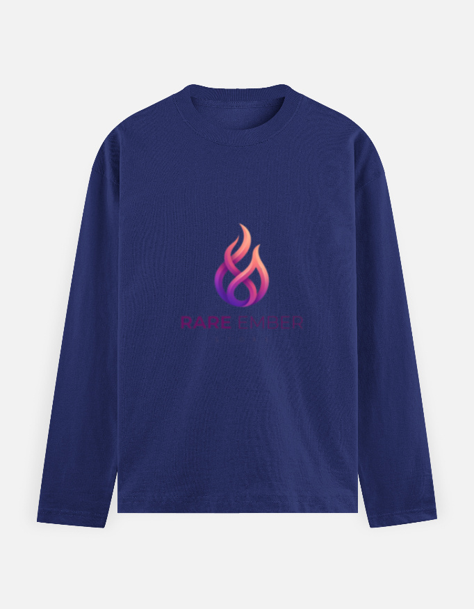 Men's Full Sleeve T-Shirt — Rare Ember Signature Graphic thumbnail 6